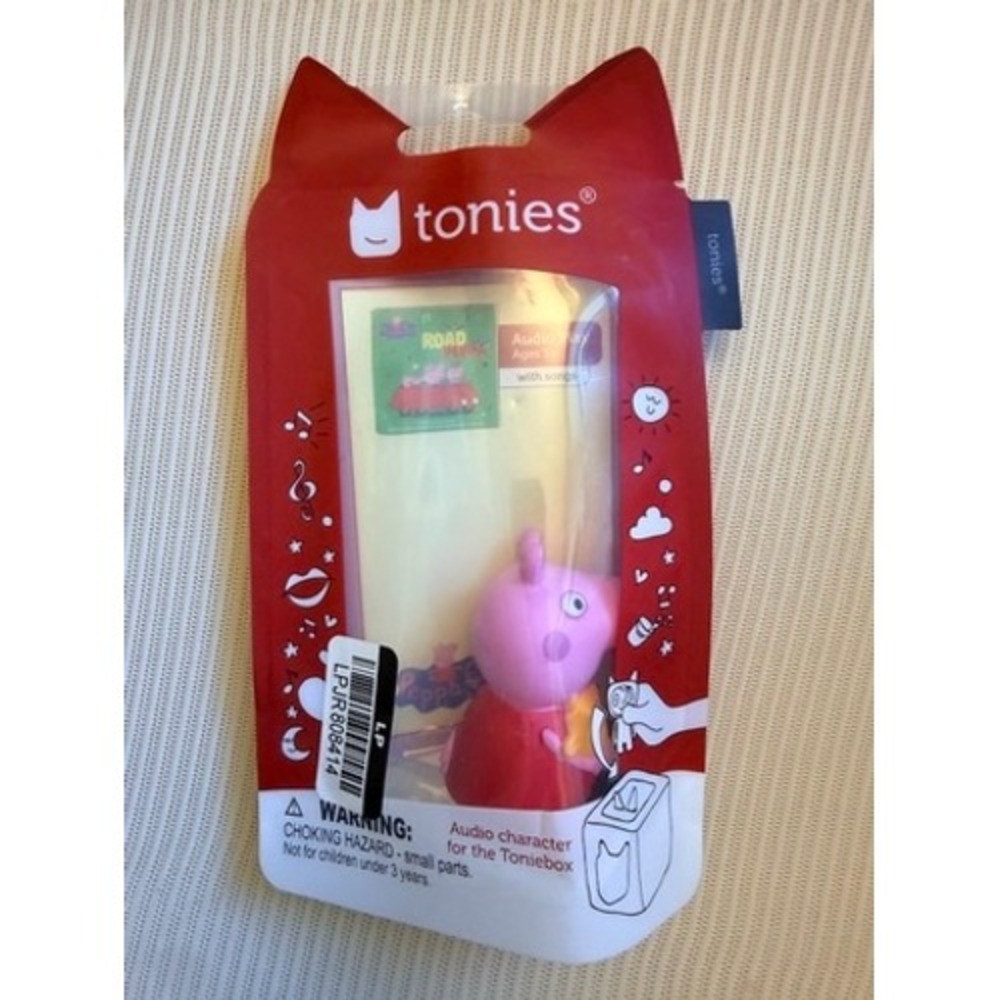 Tonies Peppa Pig Audio Play Character Kids One Size Pink On The Road NWT